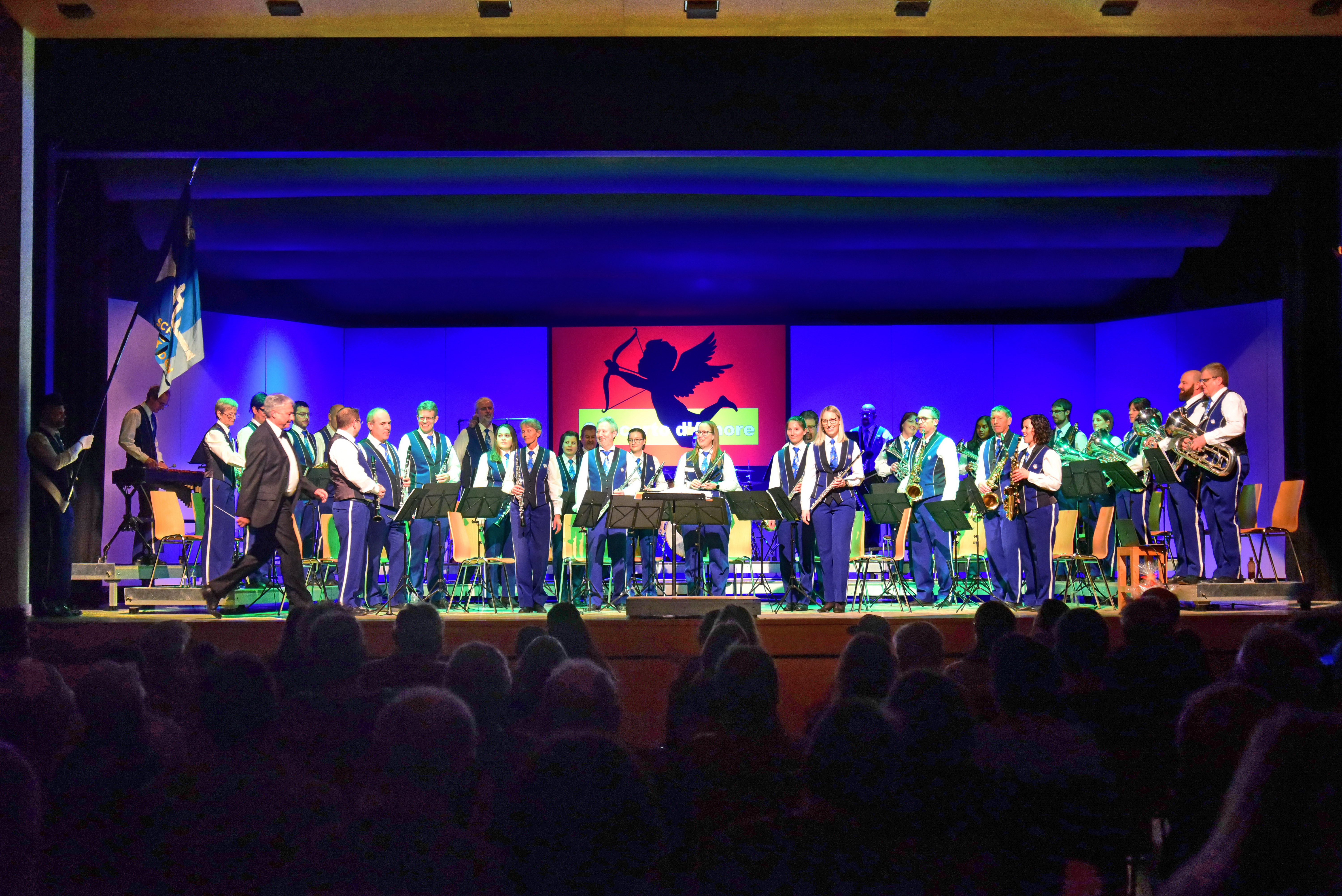 Bild der Harmoniemusik Schwanden aus dem Jahr 2024.
